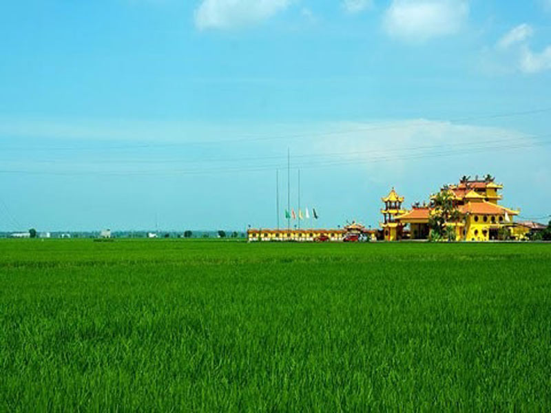 Nan Tian Temple or Nan Tian Gong : A chinese temple located in the middle of Paddy Field, Sekinchan